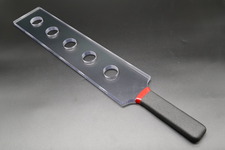 EXTREME LEXAN PADDLE with HOLES - RED LINE - A Screamer -  24" x 4"  only $49.99